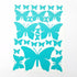 Jeyfel Butterfly Wall Decals - Purple, Pink & Turquoise Set for DIY Decoration, Nursery Room Decor
