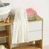 100% Cozy 40x30in Baby Blanket Cotton Knit Swaddle Soft Newborn Receiving Blanket for Boy/Girl Crib,Stroller White