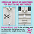 Baby Safety Cabinet Locks for Knobs, Child Safety Latches for Baby Proofing Cabinets, 5 Pack Ez-Twist (White)