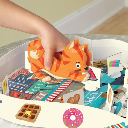 Educational Insights Frankie's Food Truck Fiasco Game - Shape Matching Board Game for Preschoolers, Ages 4+