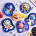 30 JOYIN PCS Valentine Gift Cards with Slime, Galaxy Slime Stress Relief Fidget Toy for Kids Party Favor, Classroom