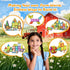 RiteHold 52PCS, 3 4 5 6 7 8, 3+ Magnetic Tiles Farm Animals STEM Toys Magnet Building Blocks for Kids Ages Toddler