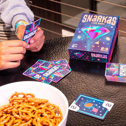 Snarkas Card Game - Gem-Collecting Adding and Matching Game for Family Fun, 2-4 Players, Ages 8+