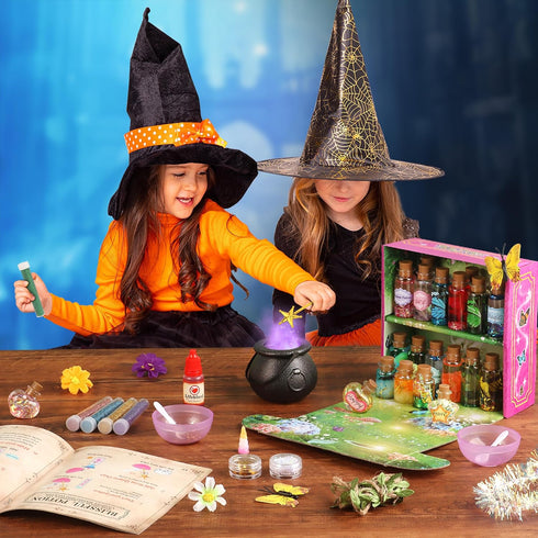 20PCS 6 7 8 9 10 wookidel Fairy Magic Craft Kit for Kids with Potion Bottles - Fairy Magical Potions Making Craft Kit