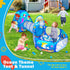 3PC Kids Ball Pits for Toddlers with Kids Play Tent, Kids Tunnel for Baby, Children Pop Up Indoor/Outdoor Playhouse Toy