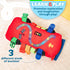 Buckle Toys Bullet Racecar, Develop Fine Motor Skills, Sensory Learning Activity for Toddlers