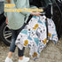 100% Summer, Rquite Baby Boy Car Seat Cover, Muslin Cotton Infant Carseat Canopy, Soft Breathable Stroller Sun Shade