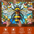 1000 1000 1000 27.5"x19.7" Sutinban Stained Glass Bee Puzzle Pieces, Piece Puzzle for Adults, Challenging Game Home