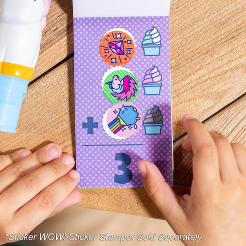 200+ Melissa & Doug Sticker Wow! Mini Activity Pad and Refill Stickers for Sticker Stamper Arts and Crafts Fidget Toy