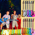28 Pack Inflatable Guitar - Bulk Inflatable Fake Party Guitar Prop for 80s 90s Themed Birthday Party Favor