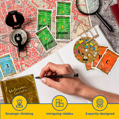 Exit: The Abandoned Cabin - Kennerspiel Des Jahres Winner, Card-Based Family Escape Room Game for 1-4 Players, Ages 12+