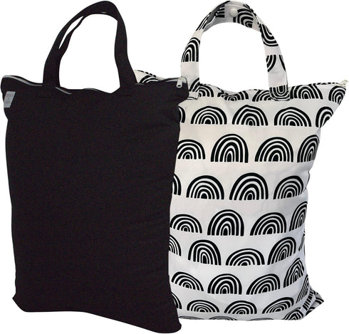 MOM & BAB Wet Bags for Baby Cloth Diapers, Wet Dry Bag for Breast Pump