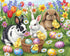 Springbok Three Easter Bunnies 500 Piece Jigsaw Puzzle for Adults Poster Now