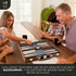 Backgammon Sets for Adults, Leather Board Games for Travel, 15 Inch Board with 32 Pieces in Quality Set