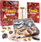 DANCING BEAR Fossil Dig Kit, Excavate 15 Prehistoric Fossils including Real Dinosaur Bones for Kids