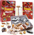 DANCING BEAR Fossil Dig Kit, Excavate 15 Prehistoric Fossils including Real Dinosaur Bones for Kids
