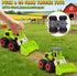 Take Apart Farm Trucks Toys for Kids Boys, DIY STEM Building Construction Toys with Electric Drill & Color Box, Gift
