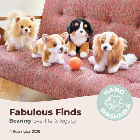 13-Inch 3-14 Bearington Explore Baby Dog Plush, Huggable Stuffed Animal Puppy, Adorable and Cuddly Husky Manouk Dog