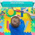 36 12" 12", 123 ProSource Kids Puzzle Alphabet, Numbers, Tiles and Edges Play Mat, by Abc