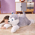 IKASA Giant Husky Stuffed Animal Plush Toy - 30" Large Dog Puppy, Cute Jumbo Soft Fluffy Plushie, Gifts for Kids