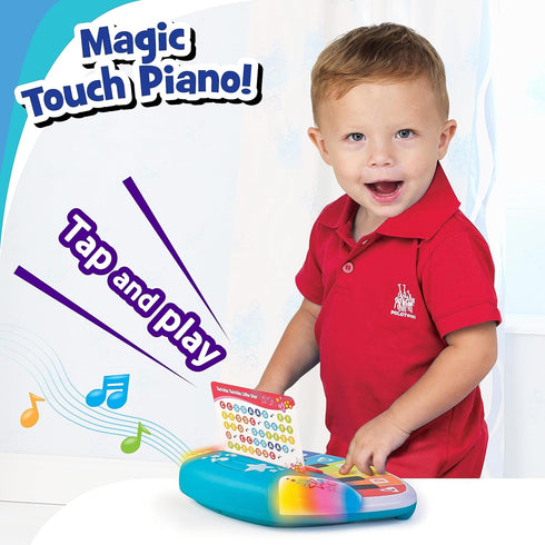 Magic Touch Baby Piano, Toddler Music Toy with Touch Sensor, Switch between Piano and Xylophone for Kids
