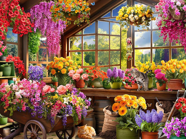 Ceaco Colorful Potting Shed 500 Piece Jigsaw Puzzle