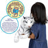 17 Inch TigerHart Saphed The White Tiger - Squeeze Me! - Stuffed Animal Plush