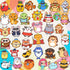 156 PCS Teacher Classroom Positive Animals Stickers for Kids Cute Water Bottle Stickers Waterproof Vinyl ASticker Self