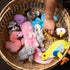 6 inches The Petting Zoo Raccoon Stuffed Animal Plushie, Gifts for Kids, Nuggetz Wildlife Stuffed Animals, Raccoon
