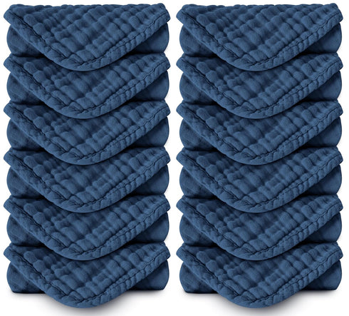 Spotted Play Muslin Burp Cloths 100% Cotton Large 20''x10'' Extra Soft and
