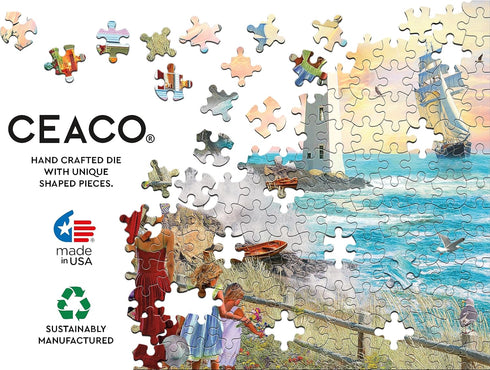 Ceaco - David Maclean - 300 Piece Picking Wildflowers Jigsaw Puzzle