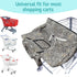 gxfcymxbd Baby,2-in-1 Shopping Cart Cover for High Chair Cover with Portable Cloth Bag,Cart Seat Pad for Babies Grocery