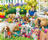 Springbok Playful Pups on Parade, 1000 Piece Puzzle for Adults and Families, Adorable Display of Puppies