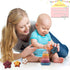 Promise Babe Silicone Stacking Rings Toy - Star Shape Soft Stacker Blocks for Baby Toddler Development Sensory