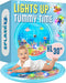 SplashEZ Lights Up Tummy Time Water Mat for Babies, 30" X-Large Baby
