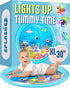 SplashEZ Lights Up Tummy Time Water Mat for Babies, 30" X-Large Baby