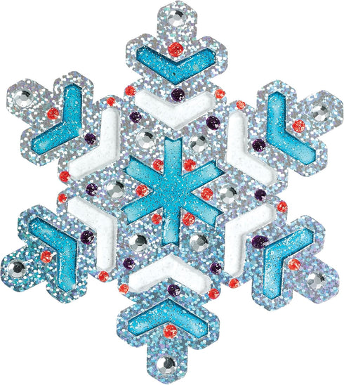 7 6+) Creativity for Kids Holiday Easy Sparkle Window Art Craft Kit: Create Window Art Designs, Holiday Crafts