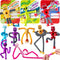 JOYIN 12 Packs Valentine's Day Telescopic Suction Pop Tube with Cards, Kids