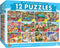MasterPieces - Jigsaw Puzzle 12-Pack Bundle Set, Artist Gallery Collection Series 2
