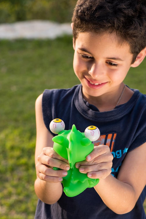 IPIDIPI TOYS Flippy Dragon Squishy Eye Popping Fidget Toy for Stress Relief, Sensory Play for Kids with ADHD