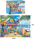 najiaxiaowu 500 Summer 500 20.5 15 Piece Puzzles for Adults,Beach Surf Shack Puzzle,Recycled Cardboard Jigsaw Puzzles
