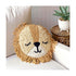 12" 12" Crane Baby Pillow, Decorative Round Animal Pillow for Nursery and Toddler Rooms, Lion, x