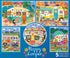 Ceaco 5 in 1 Multipack Happy Camper, (2) 300 Piece, (2) 500 Piece, (1) 750 Piece Jigsaw Puzzles