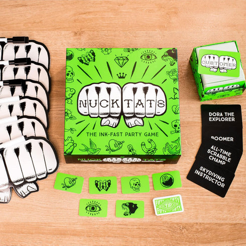 Funko Games NUCK TATS Party Game for Ages 13 and Up - 3-6 Players