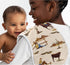 Country 3 Pack Set Sweet Jojo Designs Western Cowboy Baby Boy Absorbent Burp Cloths for Infant Newborn - Red Blue Tan
