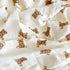 47" 47" Ali+Oli Muslin Swaddle Blanket for Baby (Teddy Bear) Large x Soft Rayon Made from Bamboo & Organic Cotton
