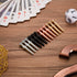 Gejoy 36 1/8 4 Pieces Metal Cribbage Pegs Cribbage Board Pegs Fit Holes with Drawstring Storage Pouch for Traditional