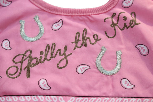 Western Bandana Spilly The Kid Infant Baby Bib