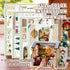 Kisoy Romantic and Cute Dollhouse Miniature DIY House Kit Creative Room Perfect DIY Gift for Friends,Lovers