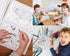 90shine 72PCS Halloween Coloring Books Party Favors for Kids - Bulk Hallowmas Trick or Treat Goodie Bag Stuffer Fillers